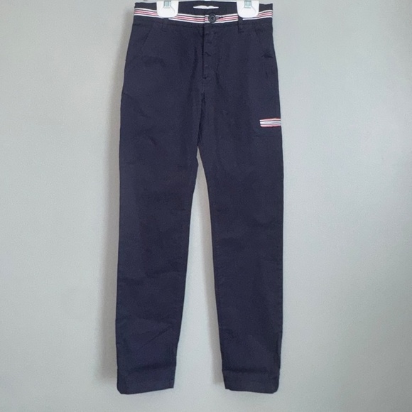 Little Marc Jacobs Navy Khaki Trouser Pants Straight Leg Unisex Girls Size 8 - Picture 1 of 4